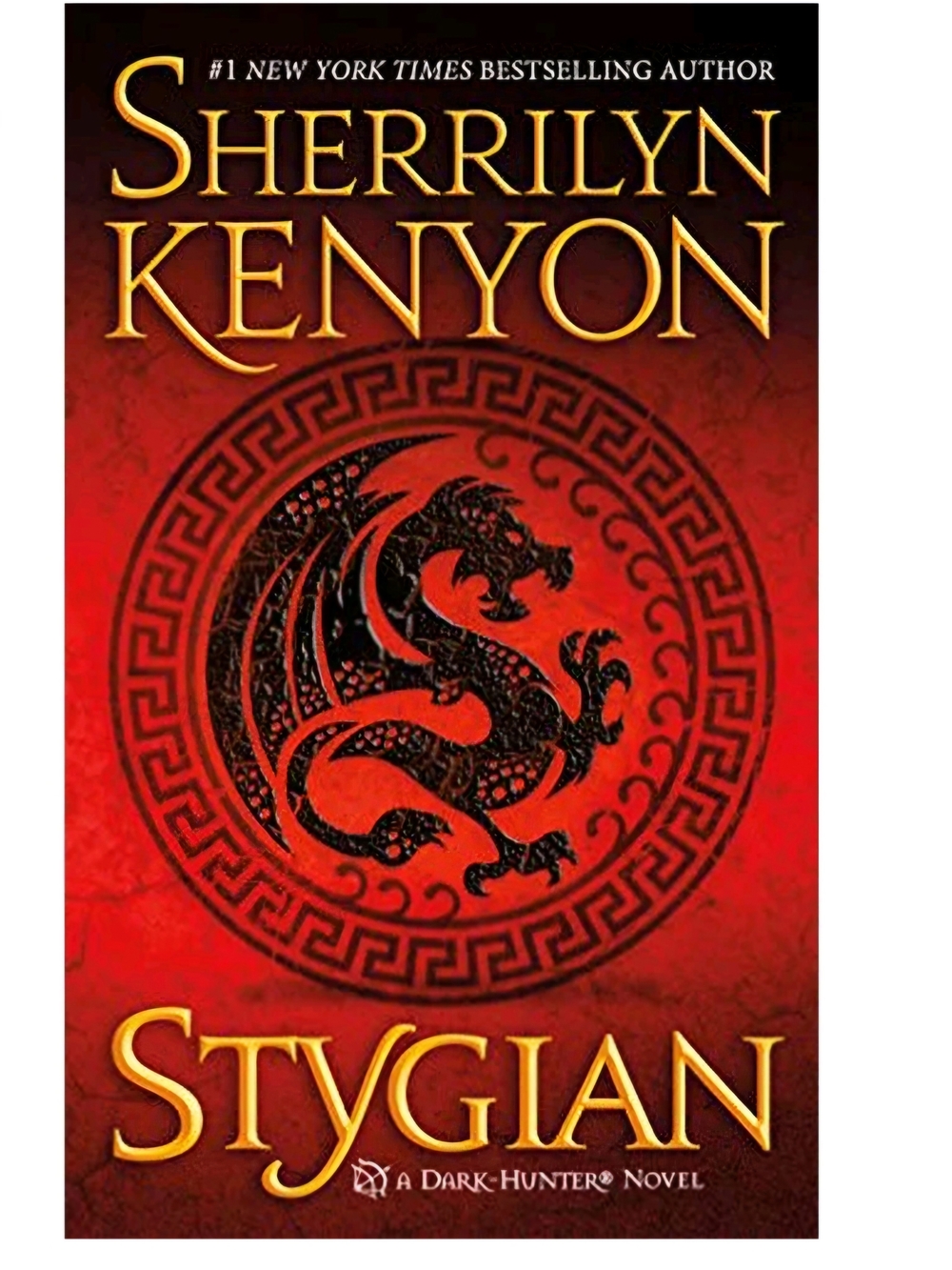 Stygian by Sherrilyn Kenyon - Red & Black Dragon Cover Paperback